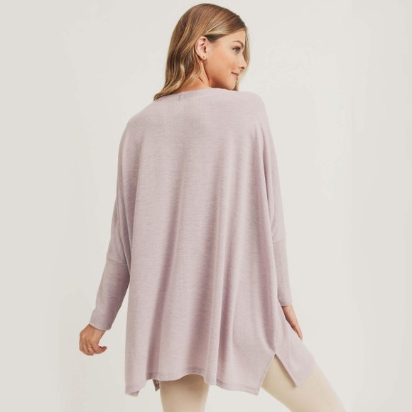 Dusty mauve oversized Tunic - Picture 2 of 2